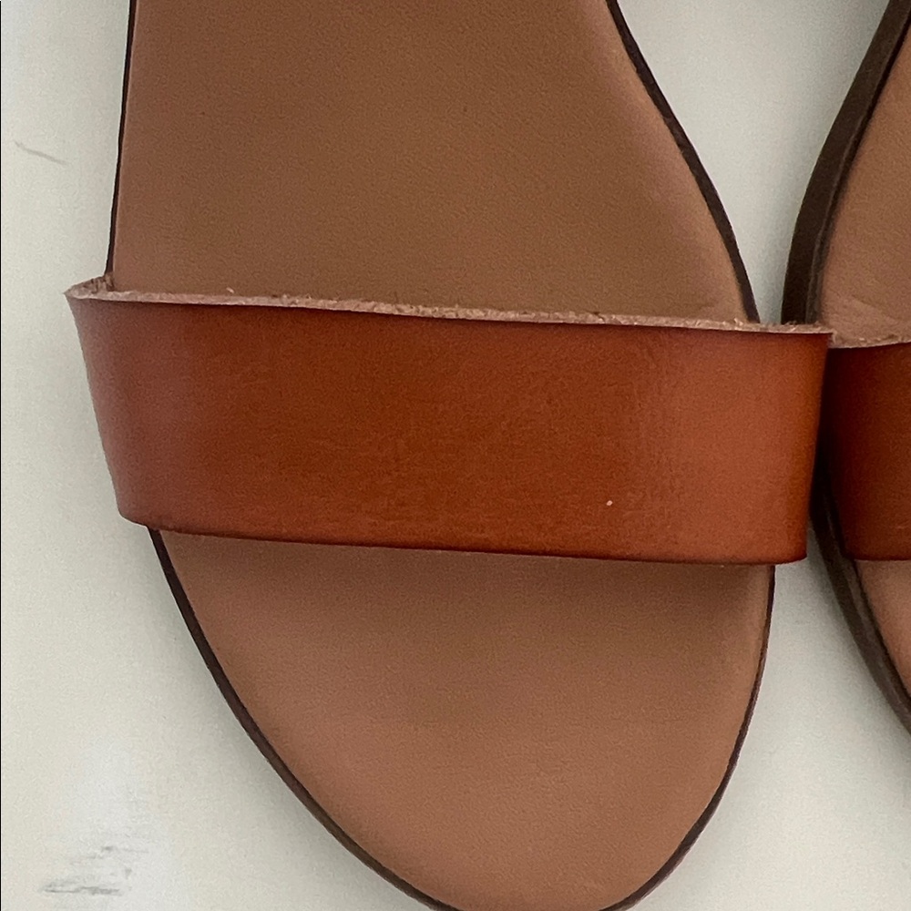 Rock & Candy Brown Leather Ninah Double-Strap Ankle Sandals by Zigi - Picture 9 of 12